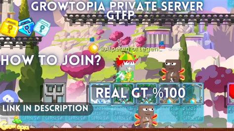 BEST GROWTOPIA PRIVATE SERVER GTFP REAL GT 100 HOW TO JOIN