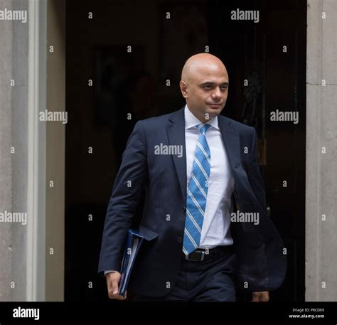 After Meeting The Home Secretary Sajid Javid Hi Res Stock Photography