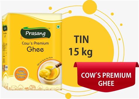 15kg Tin Prasang Cow Pure Ghee At Rs 6800 Tin Organic Cow Ghee In New