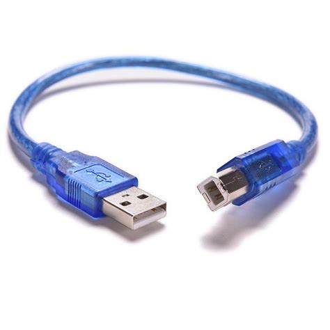 Buy Arduino Uno Cable Usb Type A To Type B Male 30cm Blue 44 Off