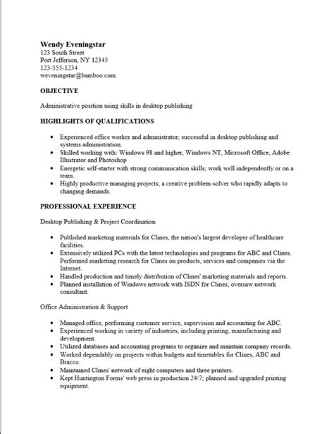 Functional Administrative Assistant Resume Template Resume Templates