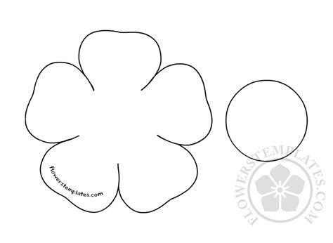 Flower cut out printable | Flowers Templates