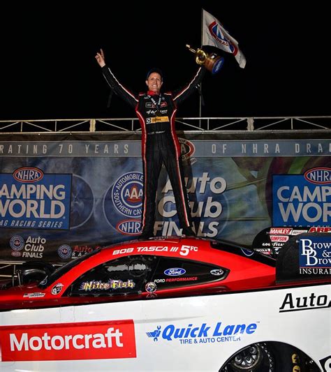 Bob Tasca Iii Motorcraft Quick Lane Team Wins Auto Club Nhra Finals