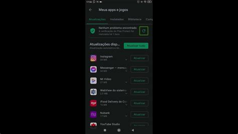 Como Atualizar Os Aplicativos Da Play Store No Celular Youtube