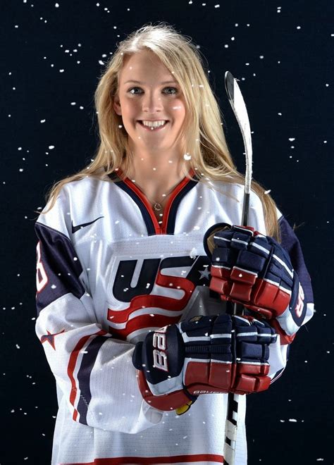 Ice hockey player amanda kessel poses for a portrait during the usoc ...