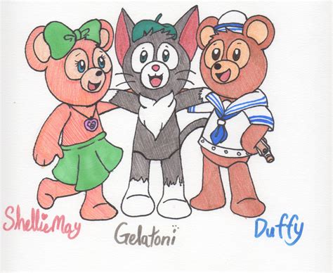 Duffy the Disney Bear and Friends by Piplup88908 on DeviantArt