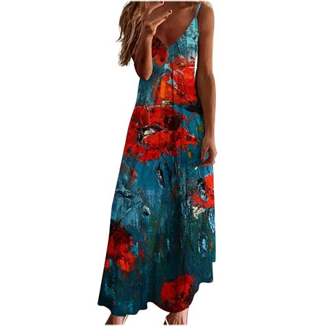 Cobkk Maxi Dresses For Women 2024 Plus Size Clearance Women Fashion