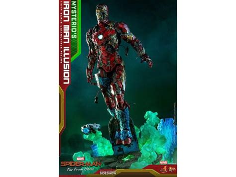 Spider Man Far From Home Mms Pvc Action Figure Mysterio S Iron Man Illusion Cm Hot Toys