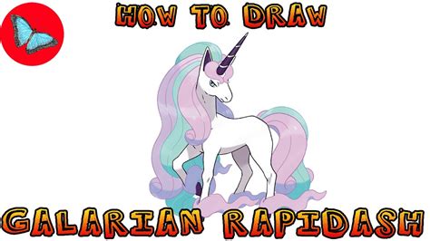 How To Draw Pokemon - Galarian Rapidash | Drawing Animals