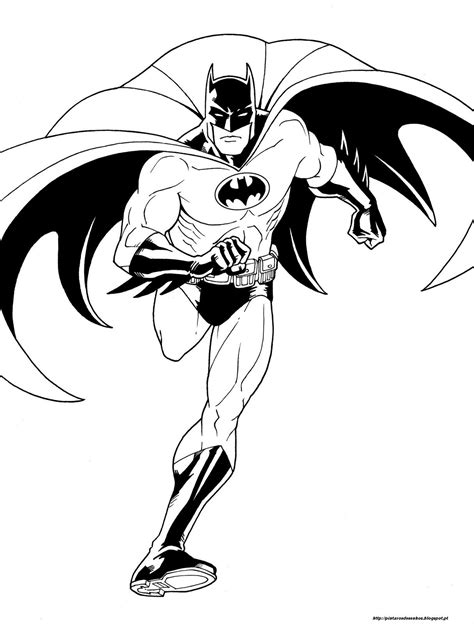 Desenhos Para Colorir Desenhar E Pintar Desenhos Do Batman Para Colorir