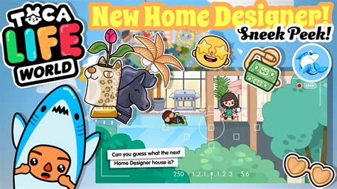 Toca Life World New Home Designer Sneek Peek 🤩 Coming Soon Youtube