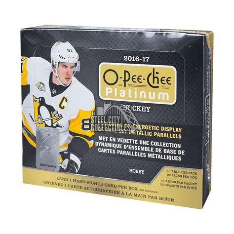 2016 17 Upper Deck O Pee Chee Platinum Hockey Hobby Box Steel City