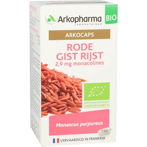 Rode Gist Rijst BIO Arkocaps