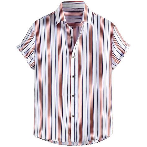 Chemise d été pour homme Marque Modèle Manches courtes Motif