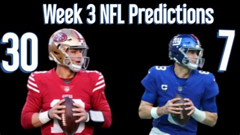 Nfl Week 3 Predictions 2023 Nfl Sports Foxsport Football 2023 Youtube