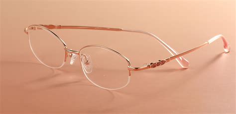 Sue Oval Prescription Glasses Rose Gold Women S Eyeglasses Payne Glasses