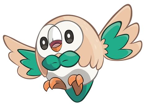 Pokemon Rowlet By Dragonm97hd On Deviantart