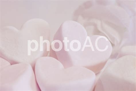 ハートのマシュマロ No 1707872｜写真素材なら「写真ac」無料（フリー）ダウンロードok