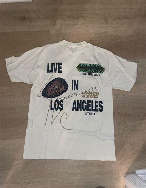 Travis Scott Rolling Loud La 2023 Utopia New Sights Pure Energy Tee