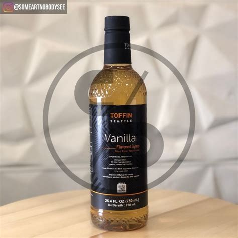 Jual Toffin Syrup Vanilla Sirup Rasa Vanilla 750 Ml Shopee Indonesia