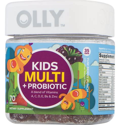 Olly Kids Multi + Probiotic Gummies | Hy-Vee Aisles Online Grocery Shopping