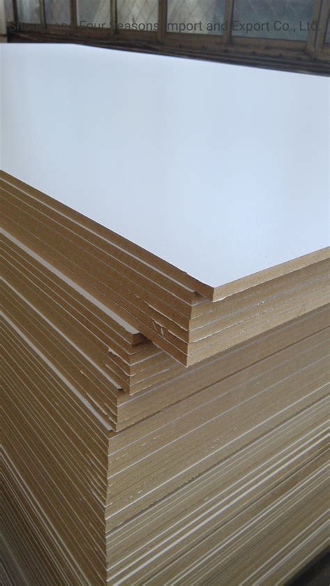 Best Quality Mdf Board High Gloss Melamine Mdf For Building Furniture