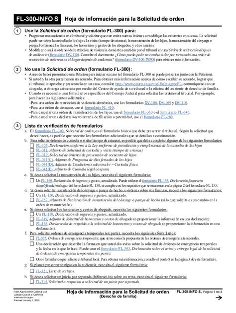 Form Ca Fl Info S Fill Online Printable Fillable Blank