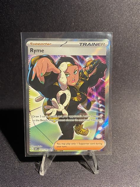 NM Pokemon Obsidian Flames Ryme Ultra Rare Full Art 221 221 197 EBay