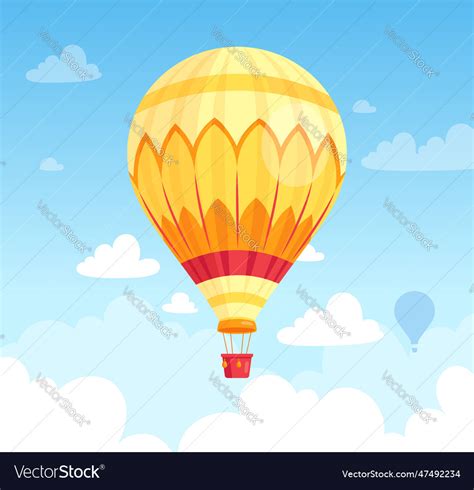 Hot Air Balloon Royalty Free Vector Image VectorStock