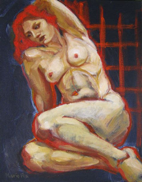 Nude Figurative Painting Of Woman Contemporary Realism Figure Study