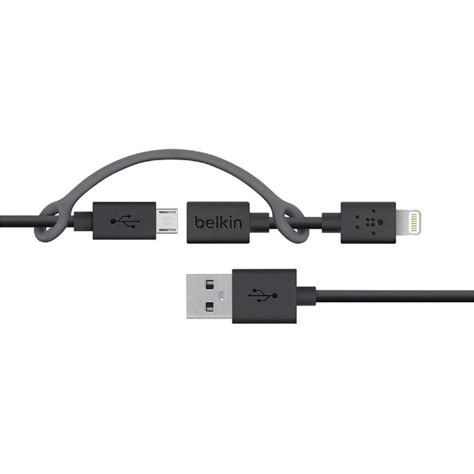 Belkin Micro USB Cable With Lightning Connector Adapter