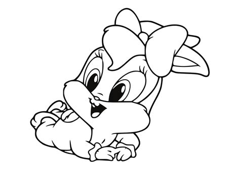 LOLA BUNNY PARA COLOREAR