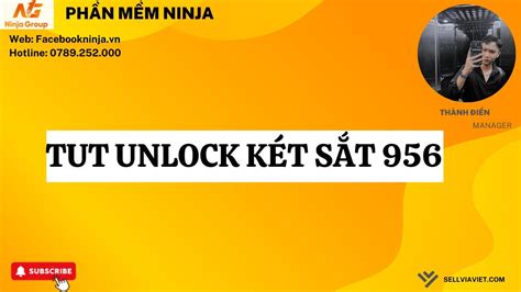 Tut unlock 956 két sắt 1 phút về cân via chỉ cần id pass YouTube