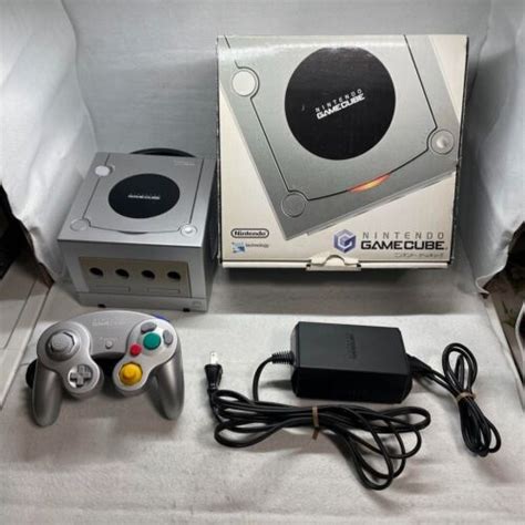 Nintendo Gamecube Dol Ngc Silver Game Console With Box Us Canada