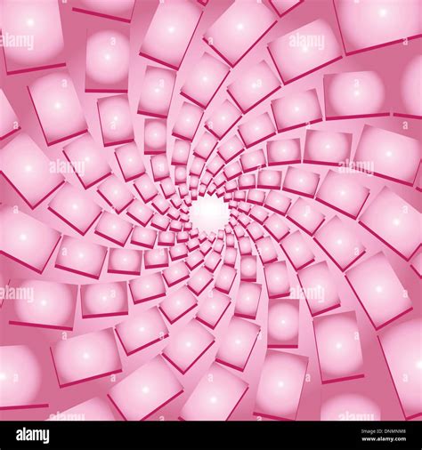 Pink Vortex Background Stock Vector Image And Art Alamy