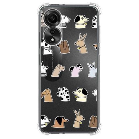 Funda Silicona Antigolpes Para Oppo A G Dise O Perros Dibujos Con