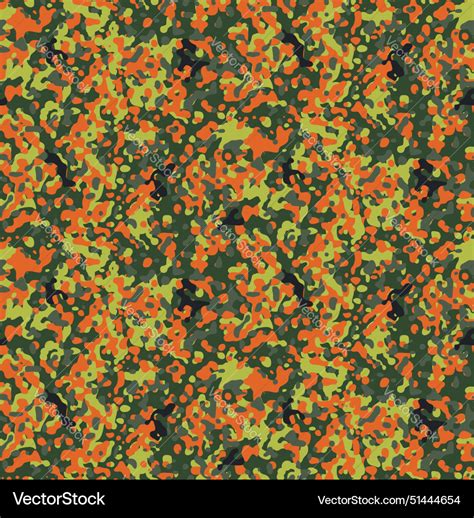 Flecktarn style camouflage pattern Royalty Free Vector Image