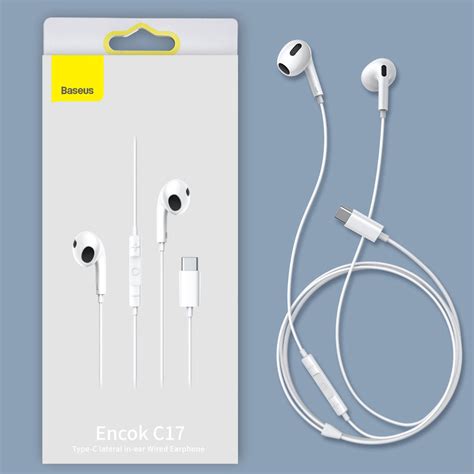 Baseus Encok Type C Lateral In Ear Wired Earphone C