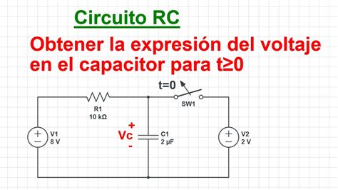 Circuito Rc Ejercicio Resuelto De Análisis De Estado Transitorio