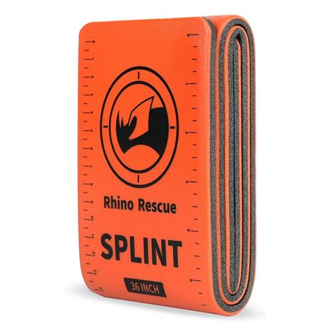 RHINO RESCUE Splint Flexible Strong Lightweight For Emergency Care