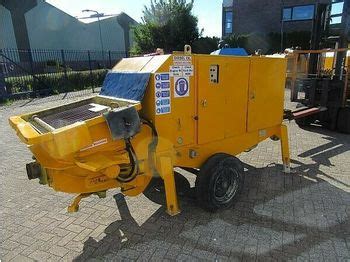 Putzmeister Trailer Mounted Pump Bsa D Stationary Concrete Pump