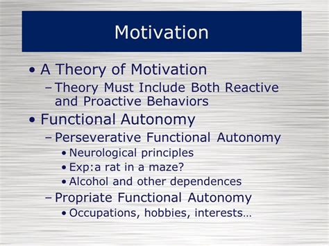 Theories Of Personality Allport Psychology Of The Individual Ppt