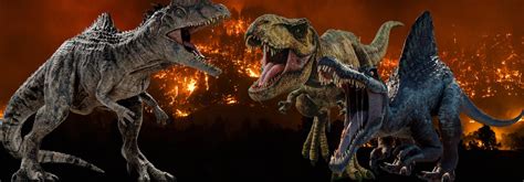 T Rex And Spinosaurus Vs Giganotosaurus By Alienskiller1 On Deviantart