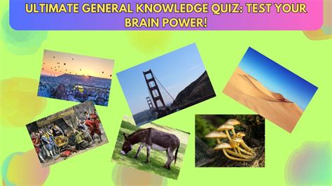 Ultimate General Knowledge Quiz Test Your Brain Power 4k Uhd Youtube