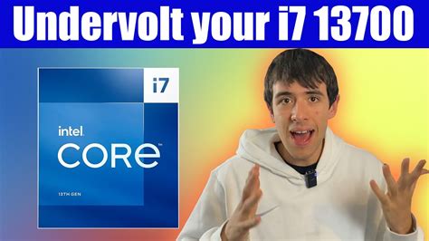 Undervolt Your I For More Fps And Lower Temperature Youtube