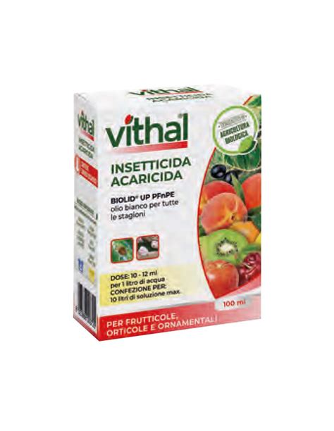 INSETTICIDA ACARICIDA VITHAL BIOLID UP PFNPE 100 ML