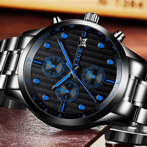 Relojes Lige Para Hombre Marca Superior De Lujo Hombre Resistente Al