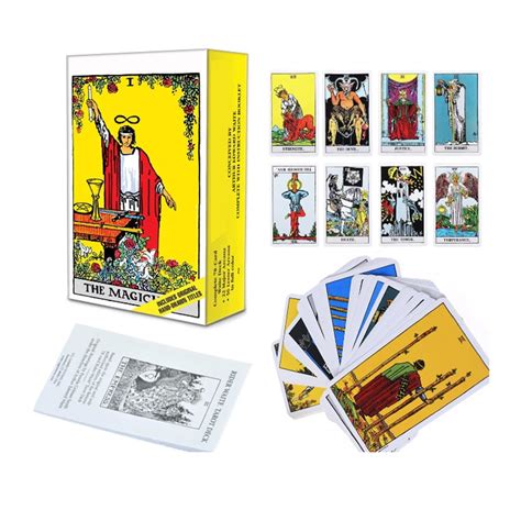 Baraja Tarot Gran Tamaño 12 7cm Baraja Tarot Inglesa Con Instrucciones