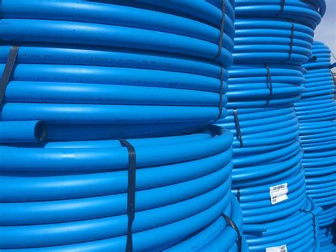 Blue Mdpe Plastic Mains Water Pipe Mm Mm Mm M M M M