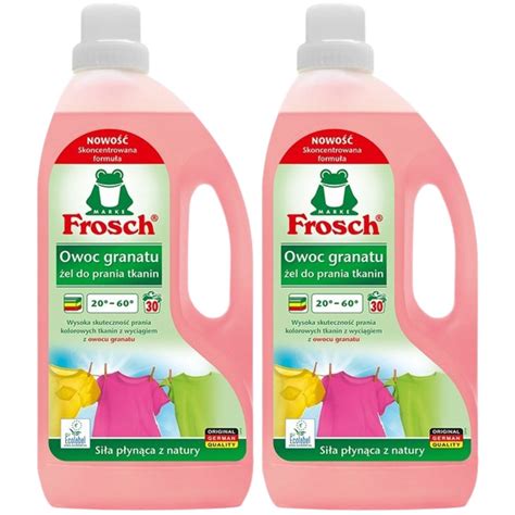 Frosch Żel Do Prania Owoc Granatu 2X 1 5L Frosch Sklep EMPIK